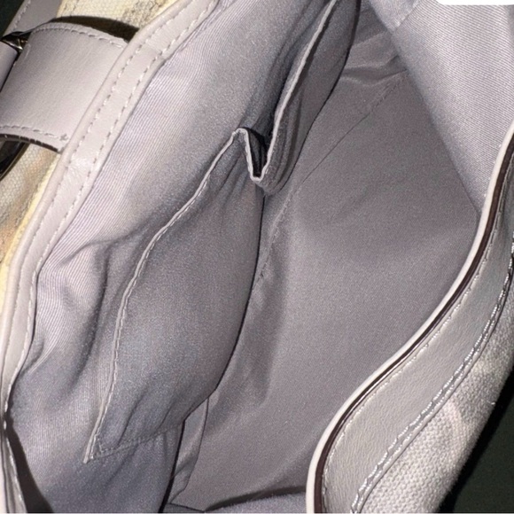 Coach Gray and Cream Shoulder Bag - Picture 8 of 10